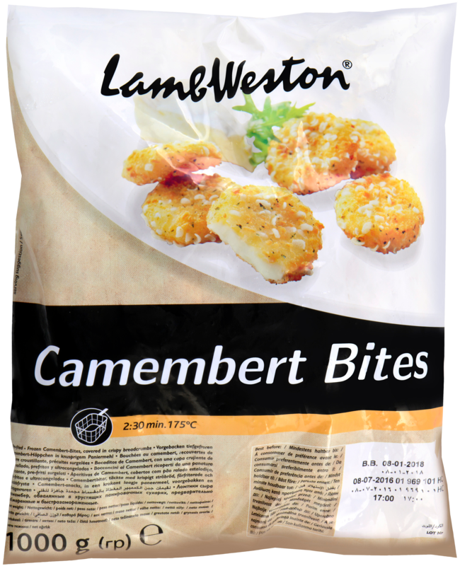 Camembert Bites Lambweston 6x1kg